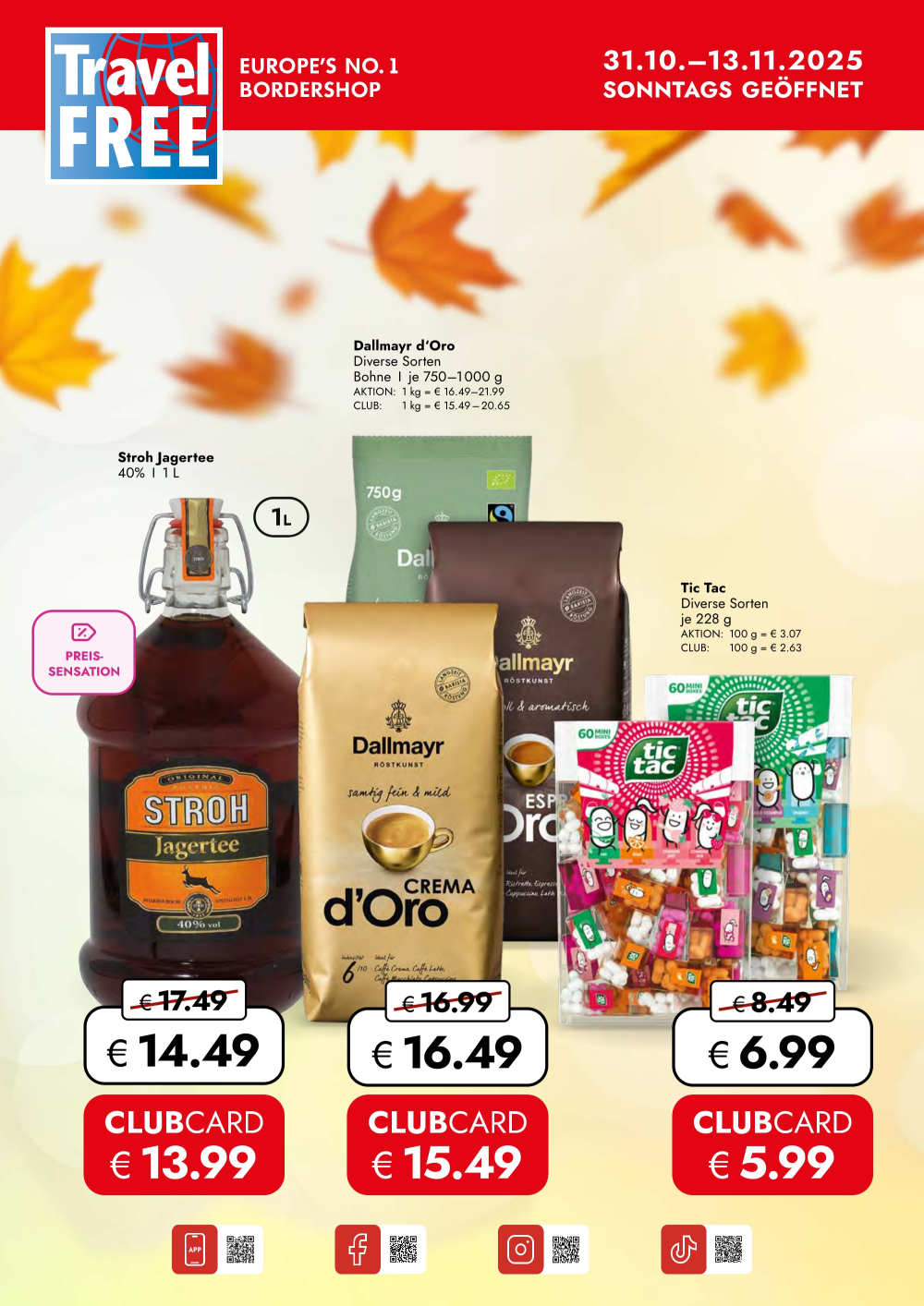 Leták TRAVEL FREE leták - strana 1