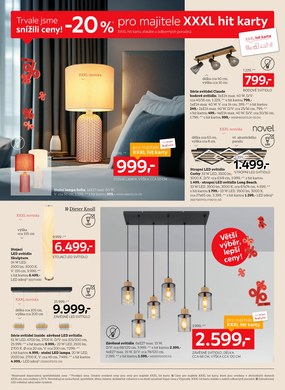 Leták XXXLutz leták - Výběr osvětlení a podlah - strana 2