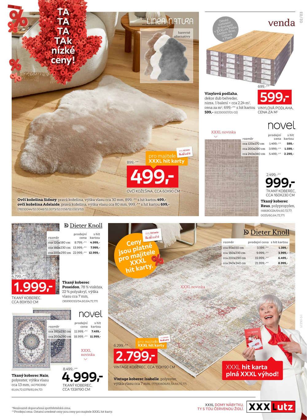 Leták XXXLutz leták - Výběr osvětlení a podlah - strana 3