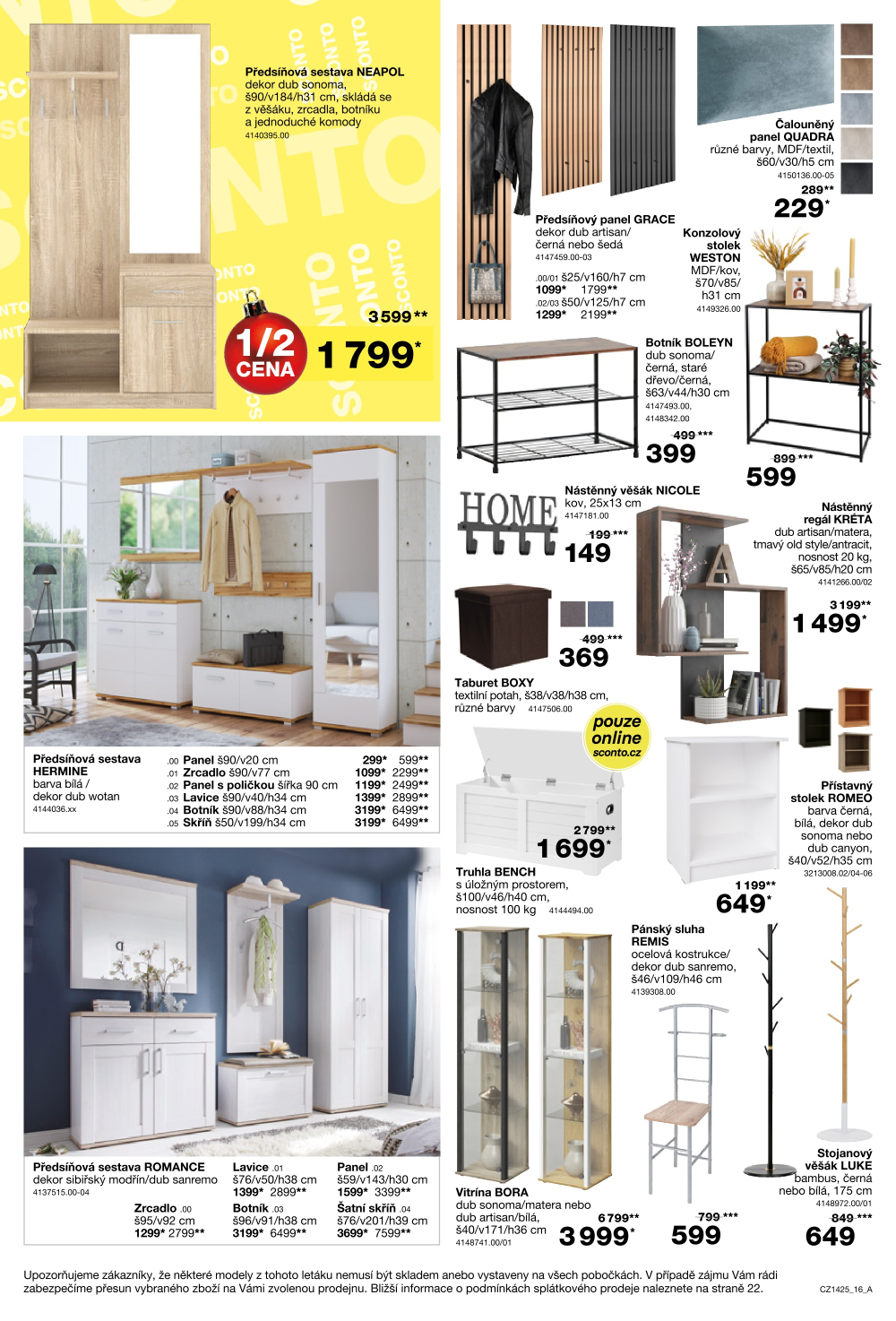 Leták SCONTO Nábytek leták - strana 16