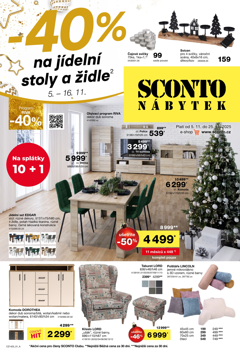 Leták SCONTO Nábytek leták - strana 1