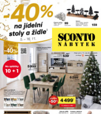 Akční leták SCONTO Nábytek 