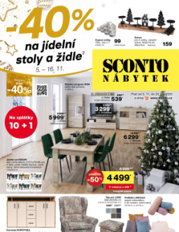 SCONTO Nábytek leták