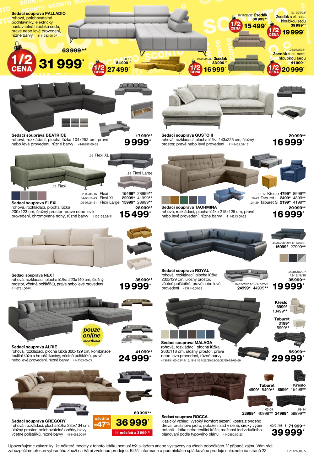 Leták SCONTO Nábytek leták - strana 4