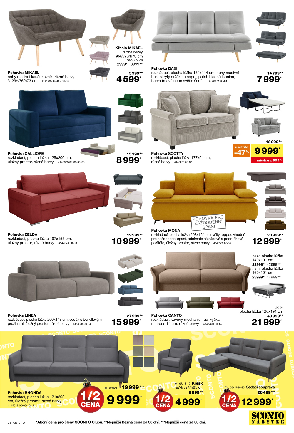 Leták SCONTO Nábytek leták - strana 7