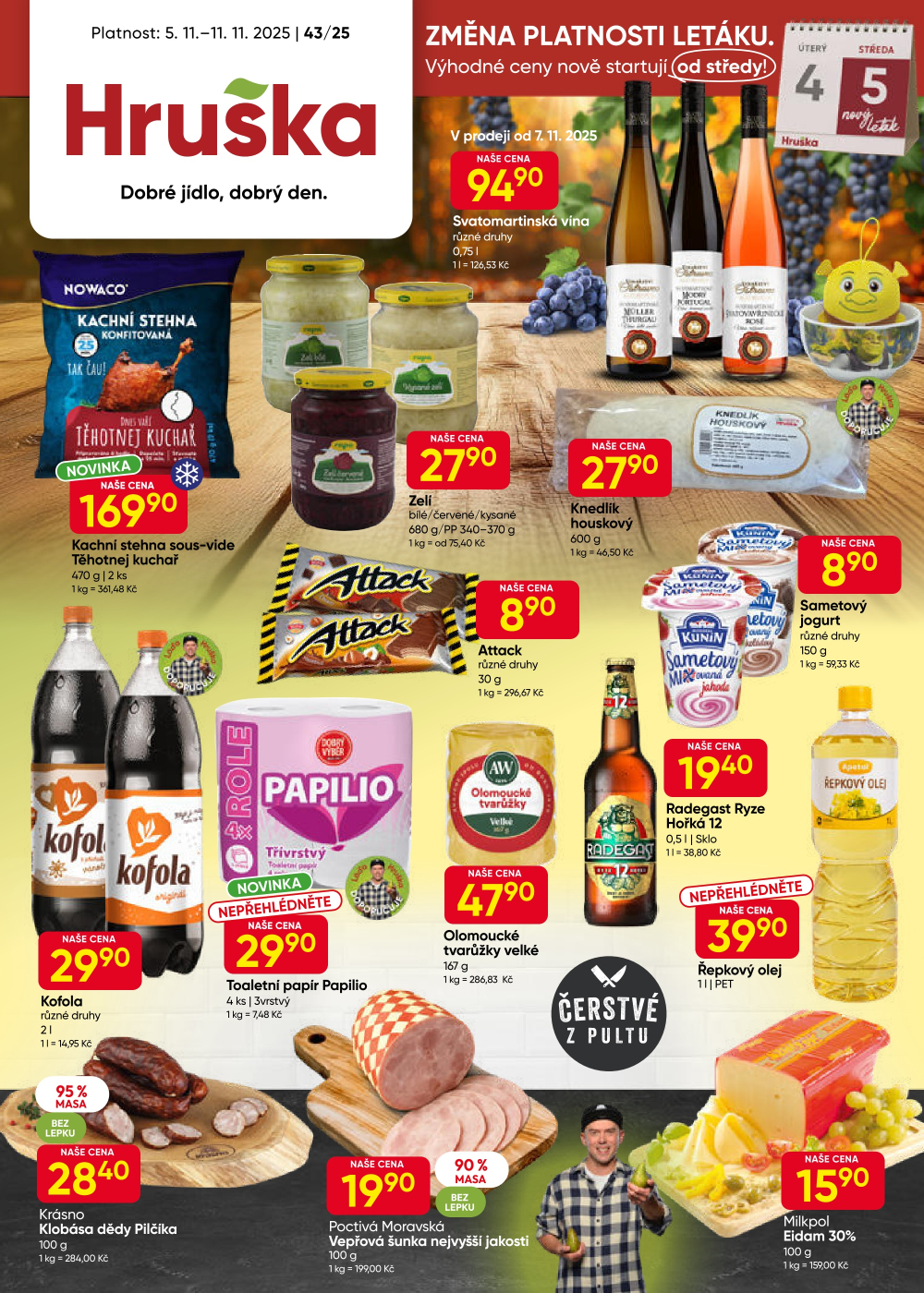 Leták Hruška leták - strana 1