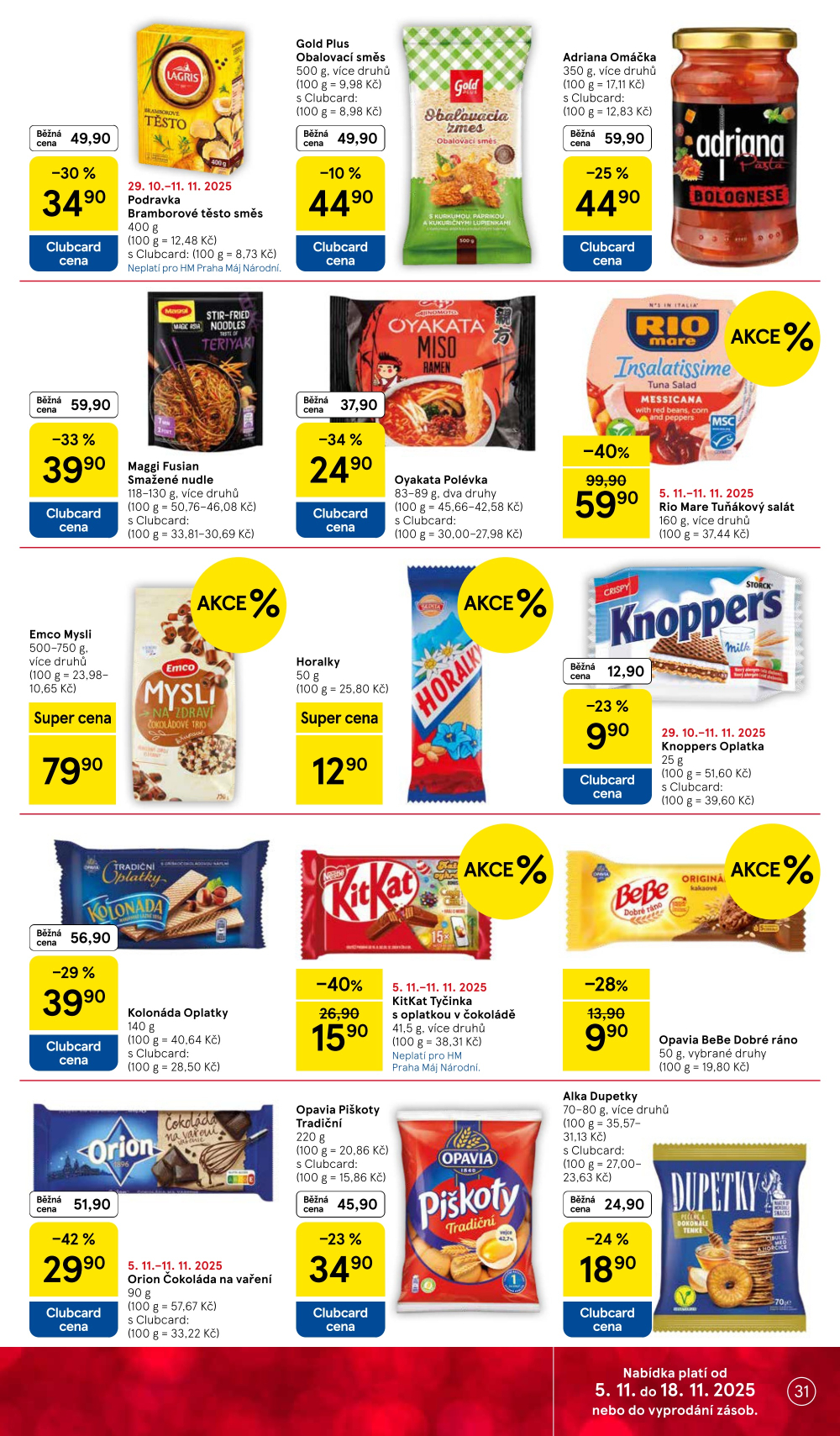 Leták Tesco hypermarket leták - strana 31