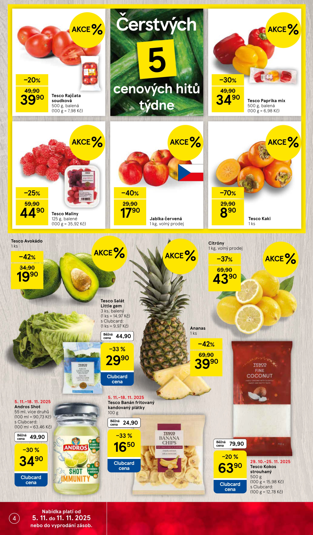 Leták Tesco hypermarket leták - strana 4