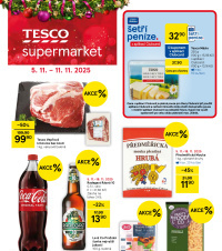 Akční leták Tesco supermarket 
