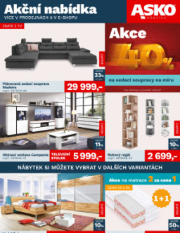ASKO nábytek leták - Akční nabídka