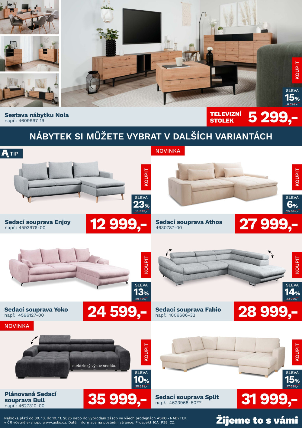 Leták ASKO nábytek leták - Akční nabídka - strana 2