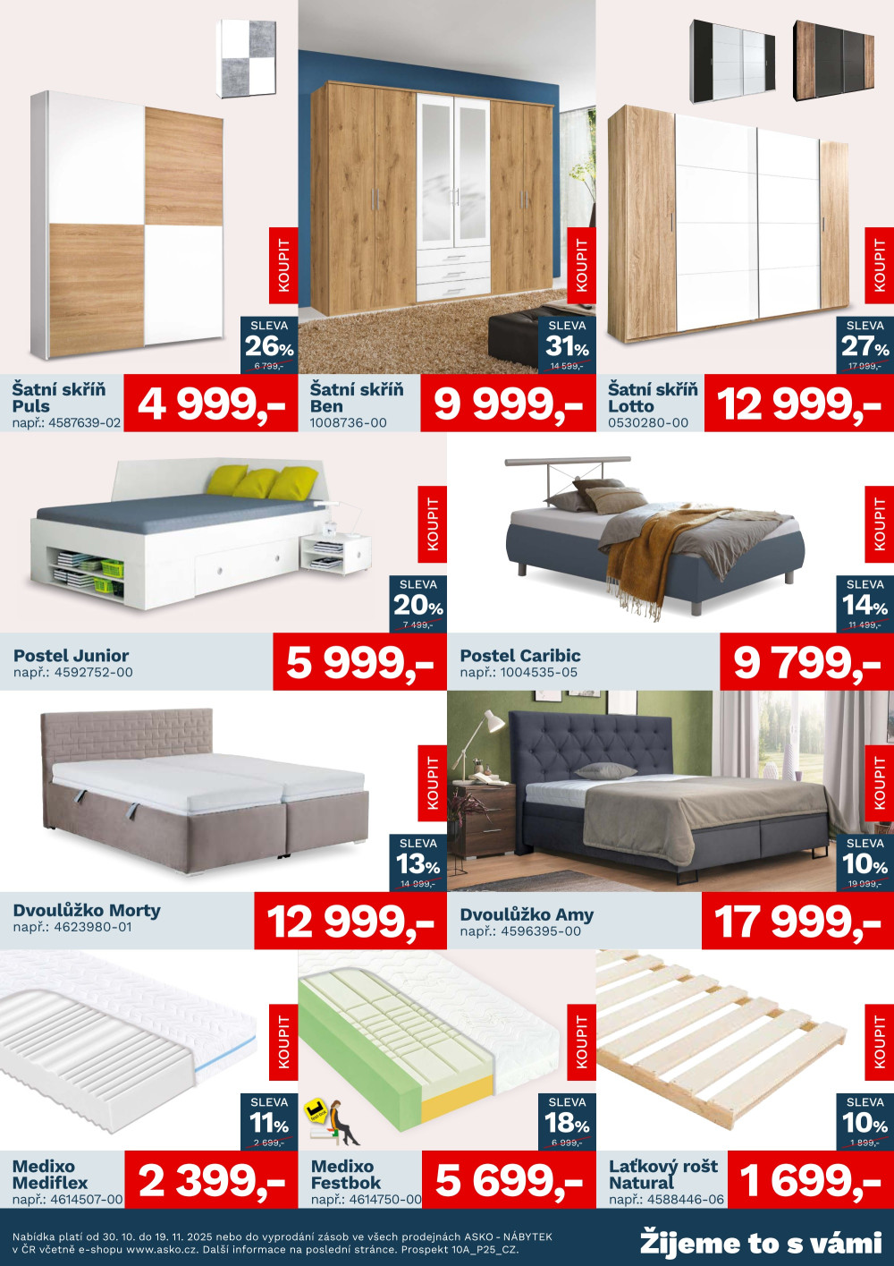 Leták ASKO nábytek leták - Akční nabídka - strana 3