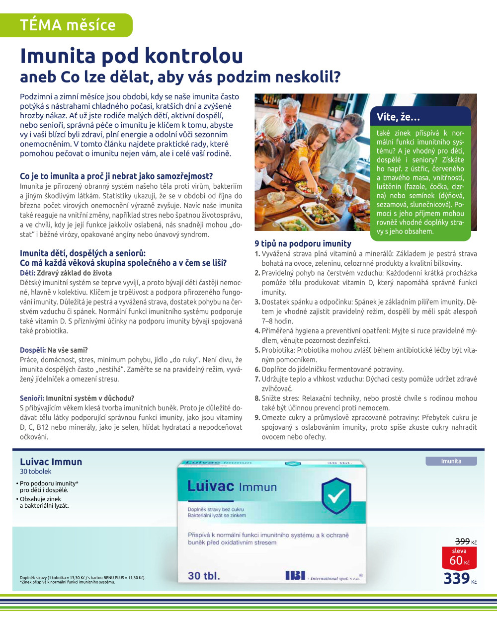 Leták BENU Lékárna leták - strana 12