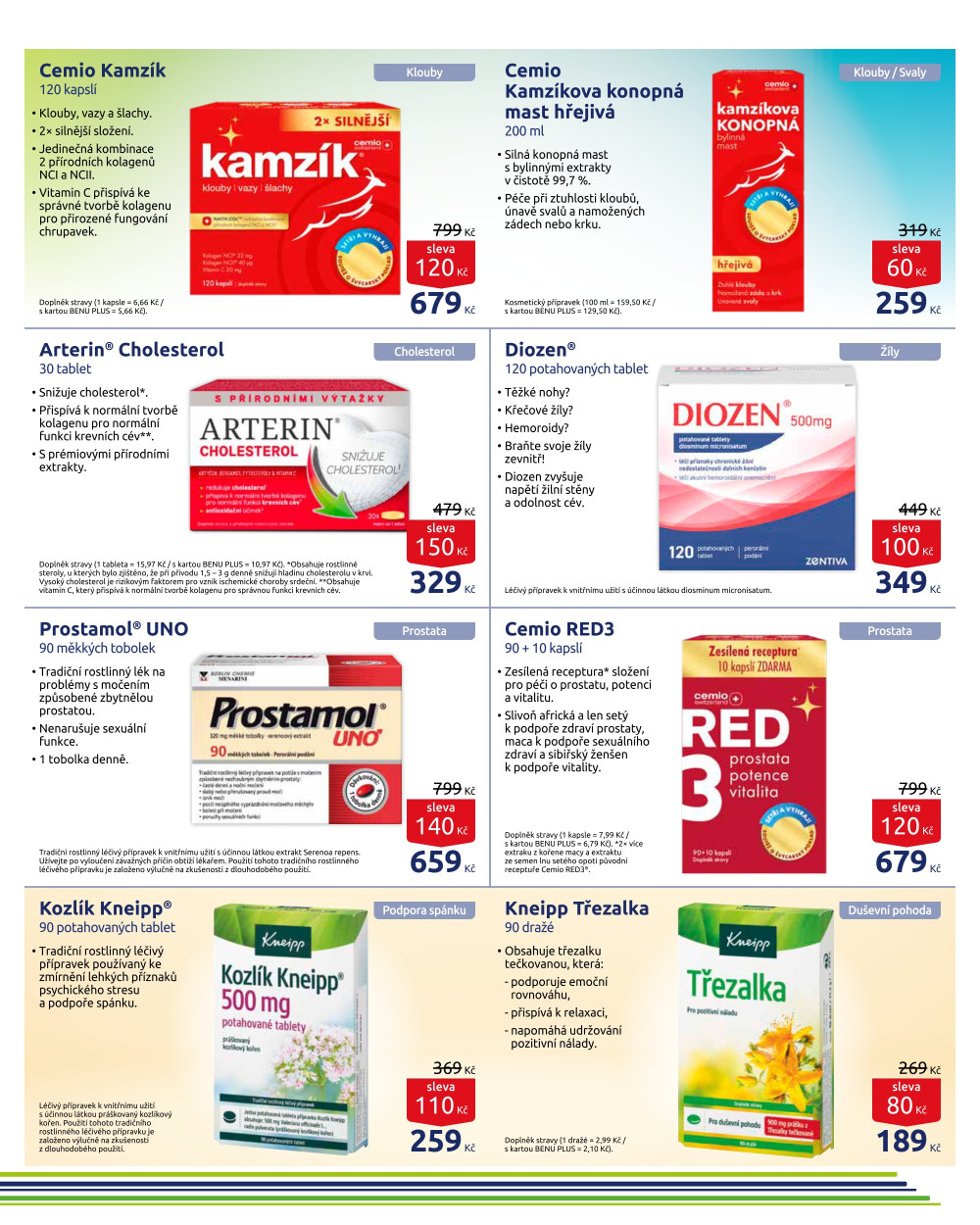 Leták BENU Lékárna leták - strana 16