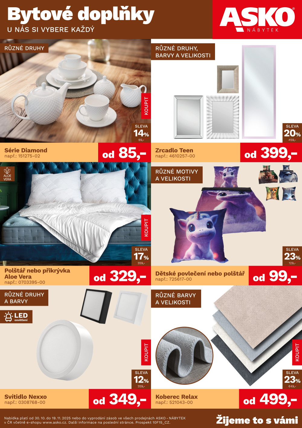 Leták ASKO nábytek leták - Bytové doplňky - strana 1