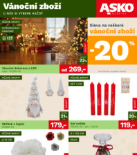 Akční leták ASKO nábytek  - Vánoční zboží