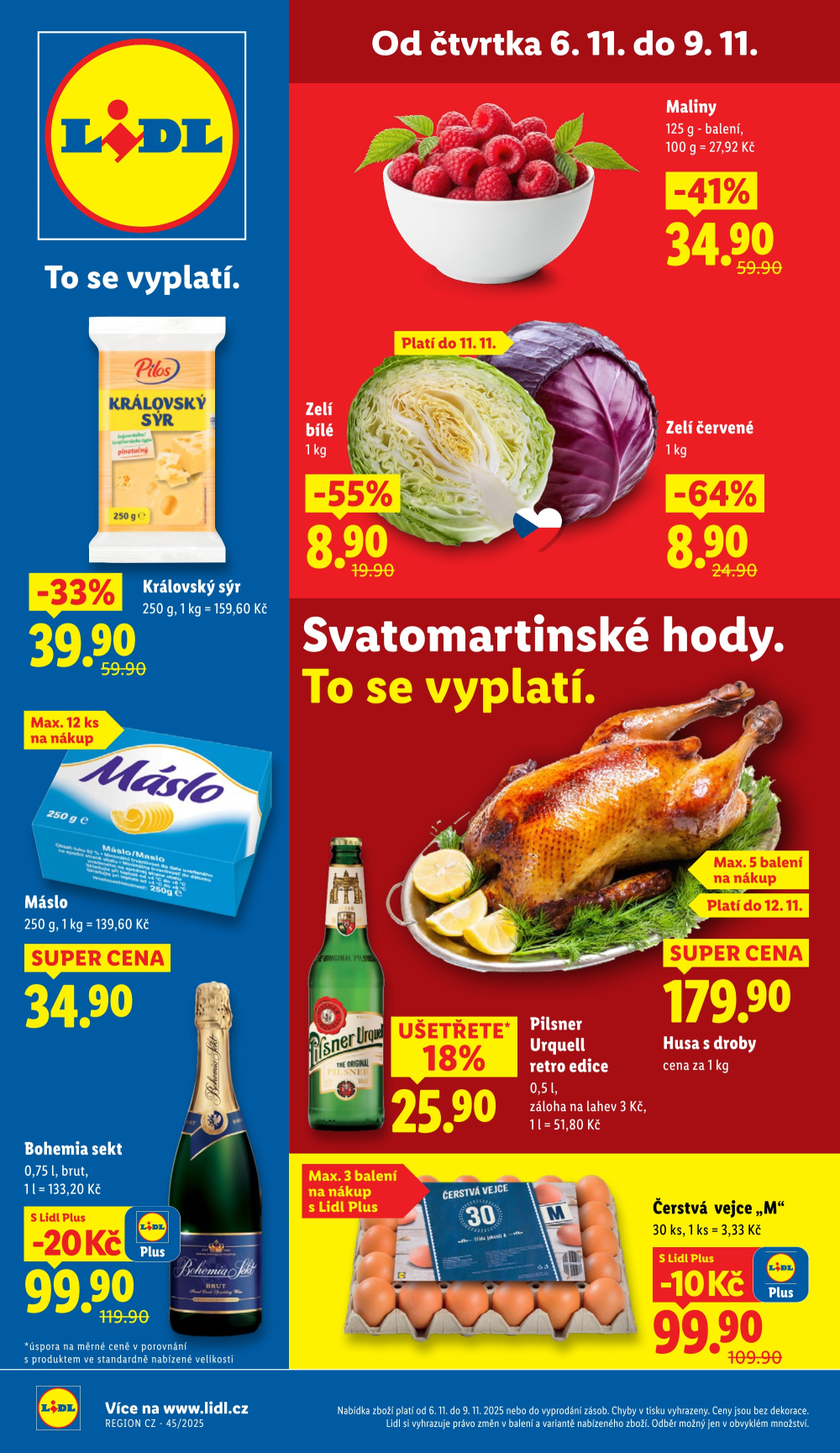 Leták Lidl leták od čtvrtka - strana 1