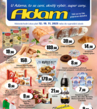 Akční leták ADAM POTRAVINY 