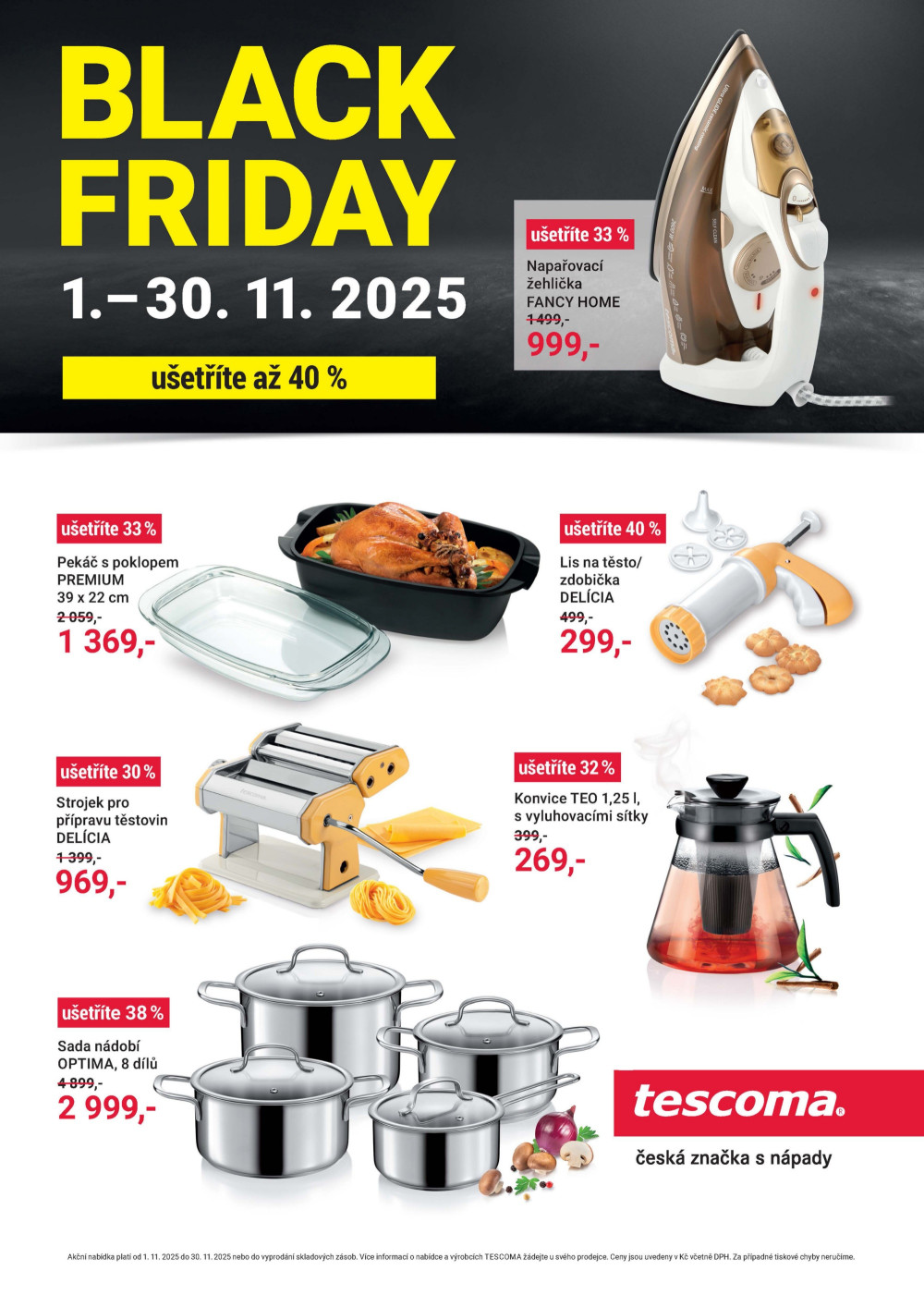 Leták Tescoma leták - Black Friday - strana 1
