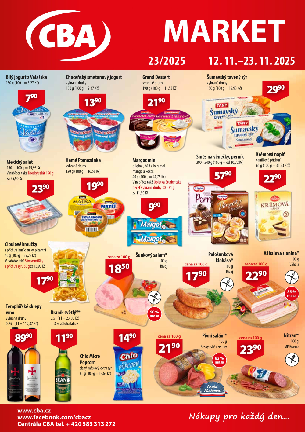 Leták CBA Market leták - strana 1