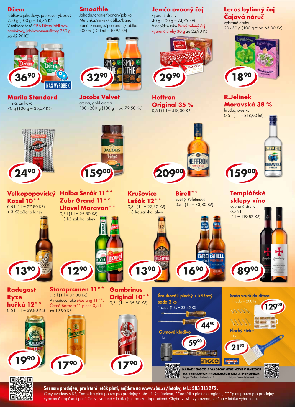 Leták CBA Potraviny leták - strana 6