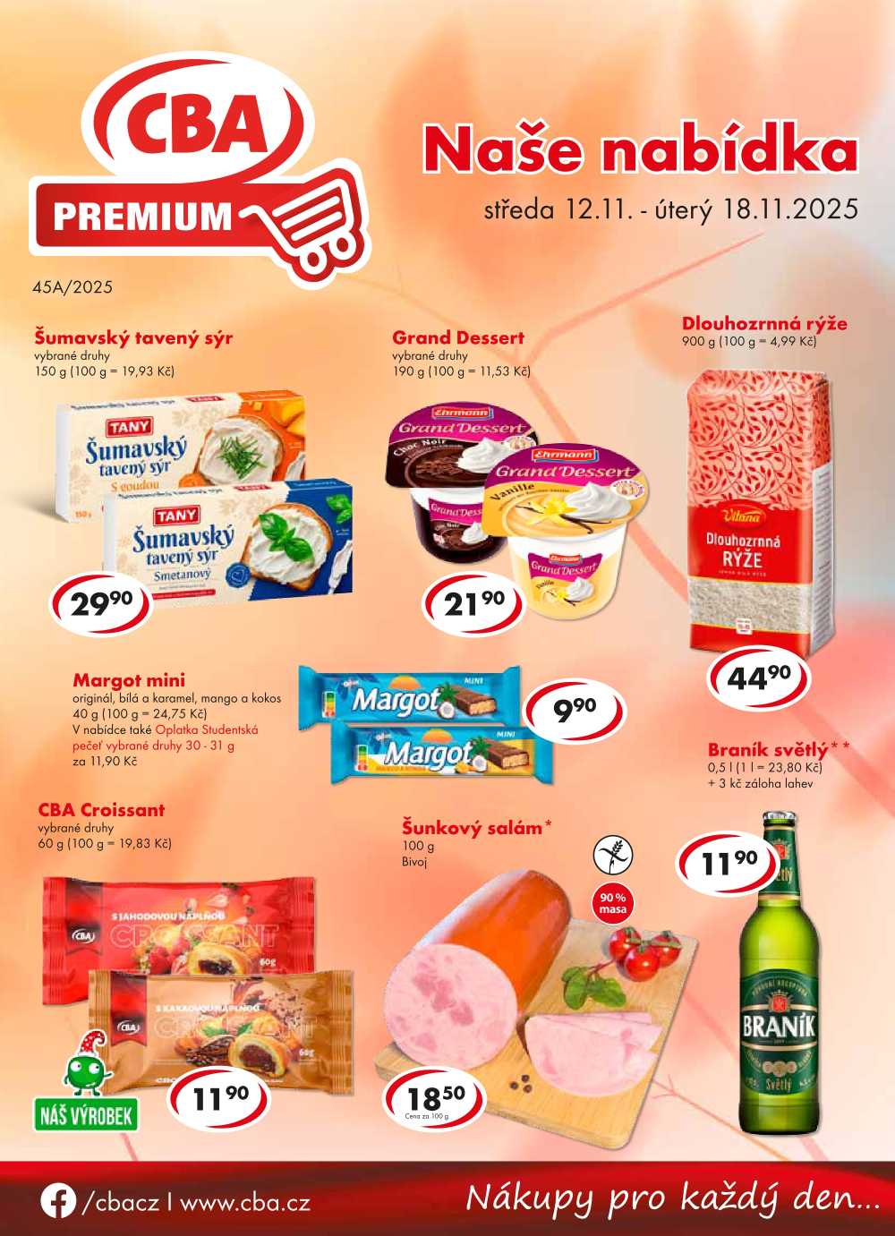 Leták CBA Premium leták - strana 1