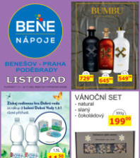 Akční leták BENE NÁPOJE 