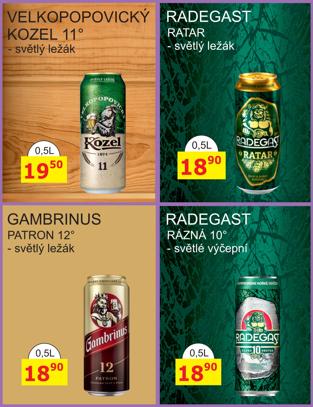 Leták BENE NÁPOJE leták - strana 25