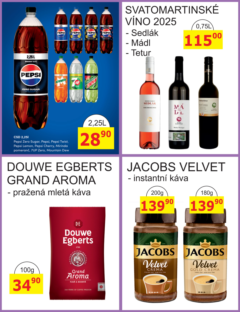 Leták BENE NÁPOJE leták - strana 3