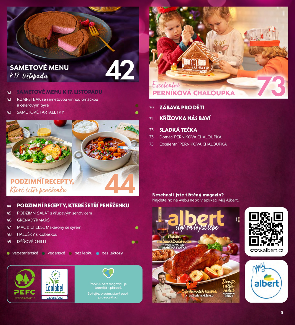 Leták Albert magazín - strana 5