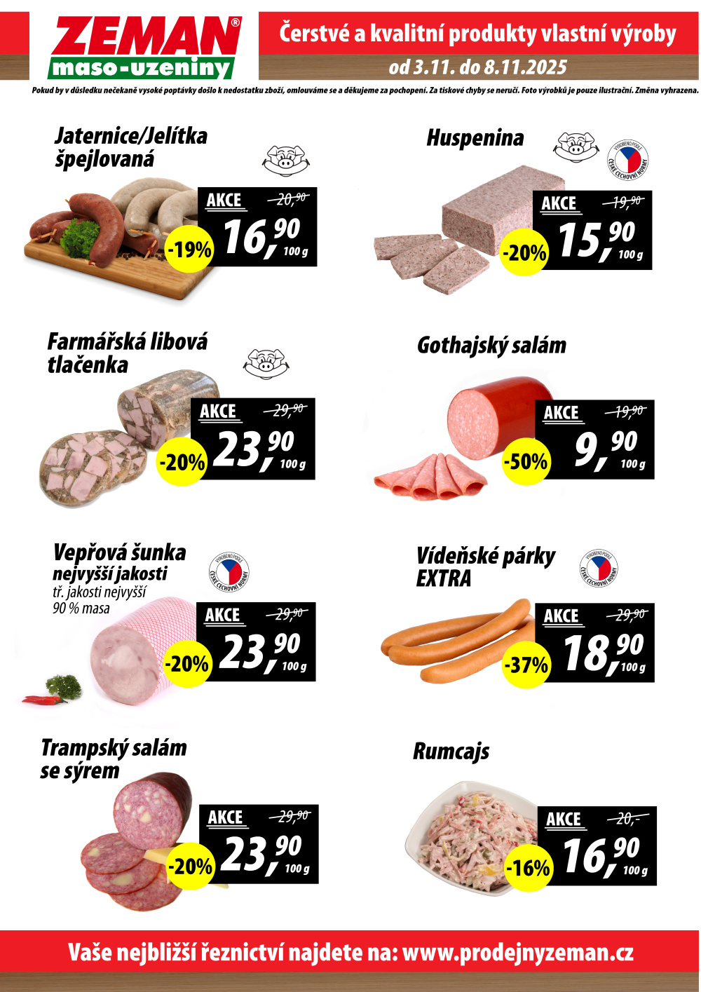 Leták ZEMAN maso - uzeniny leták - strana 2