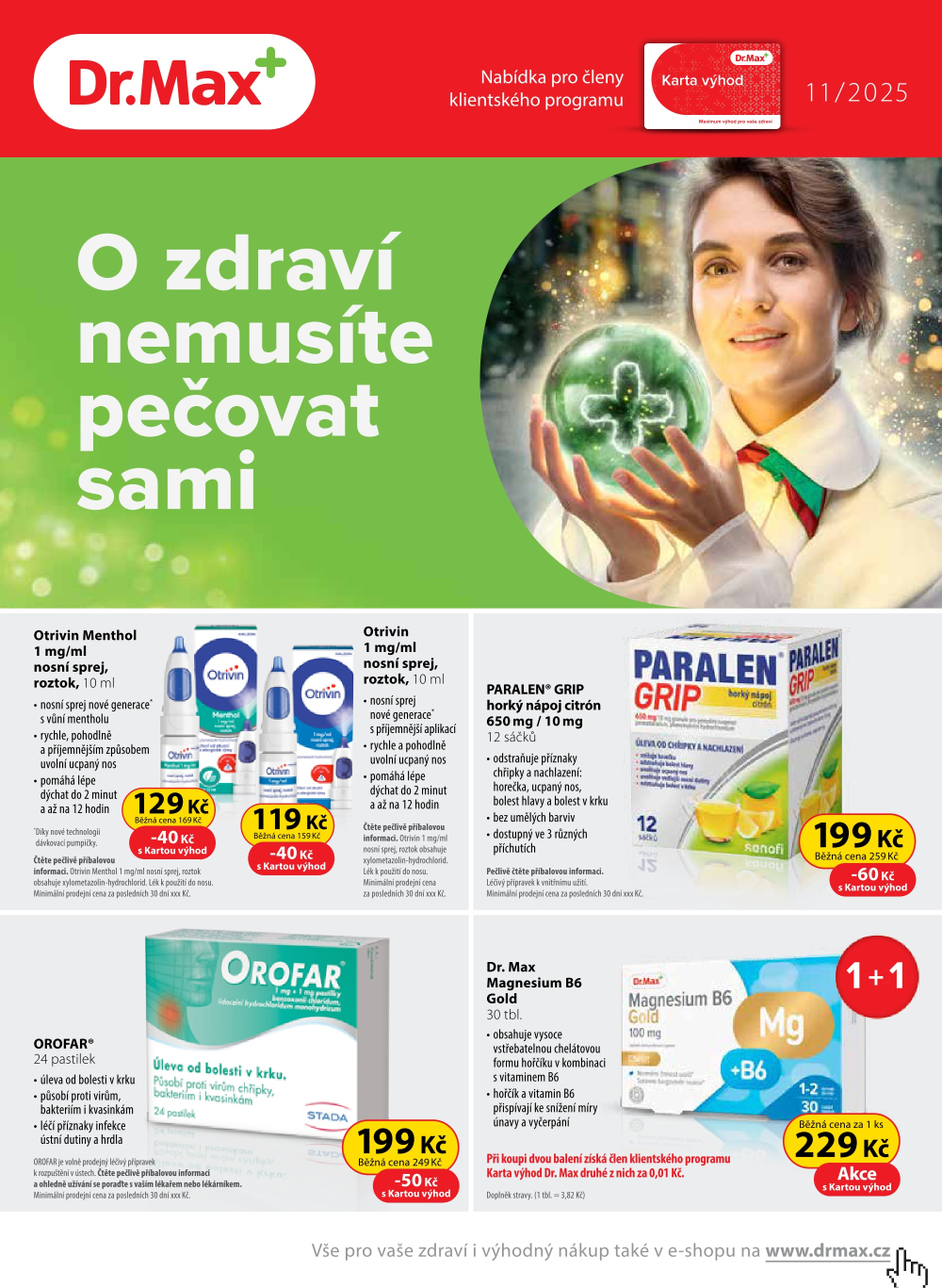 Leták Dr. Max leták - strana 1