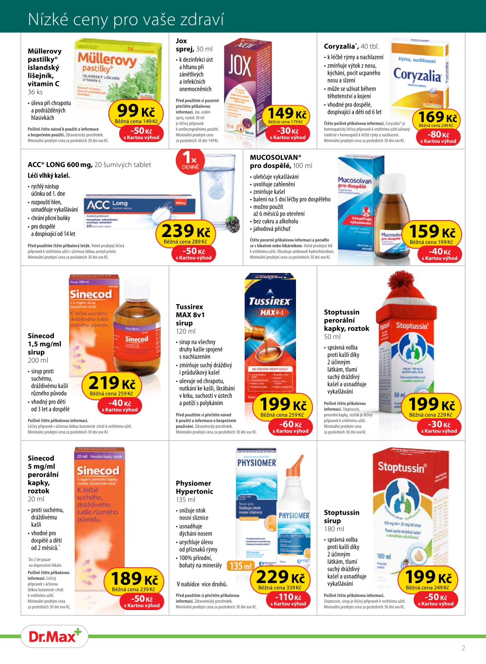 Leták Dr. Max leták - strana 2