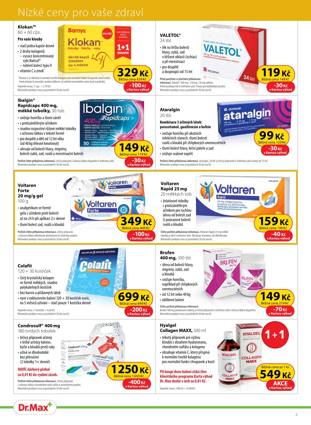Leták Dr. Max leták - strana 4