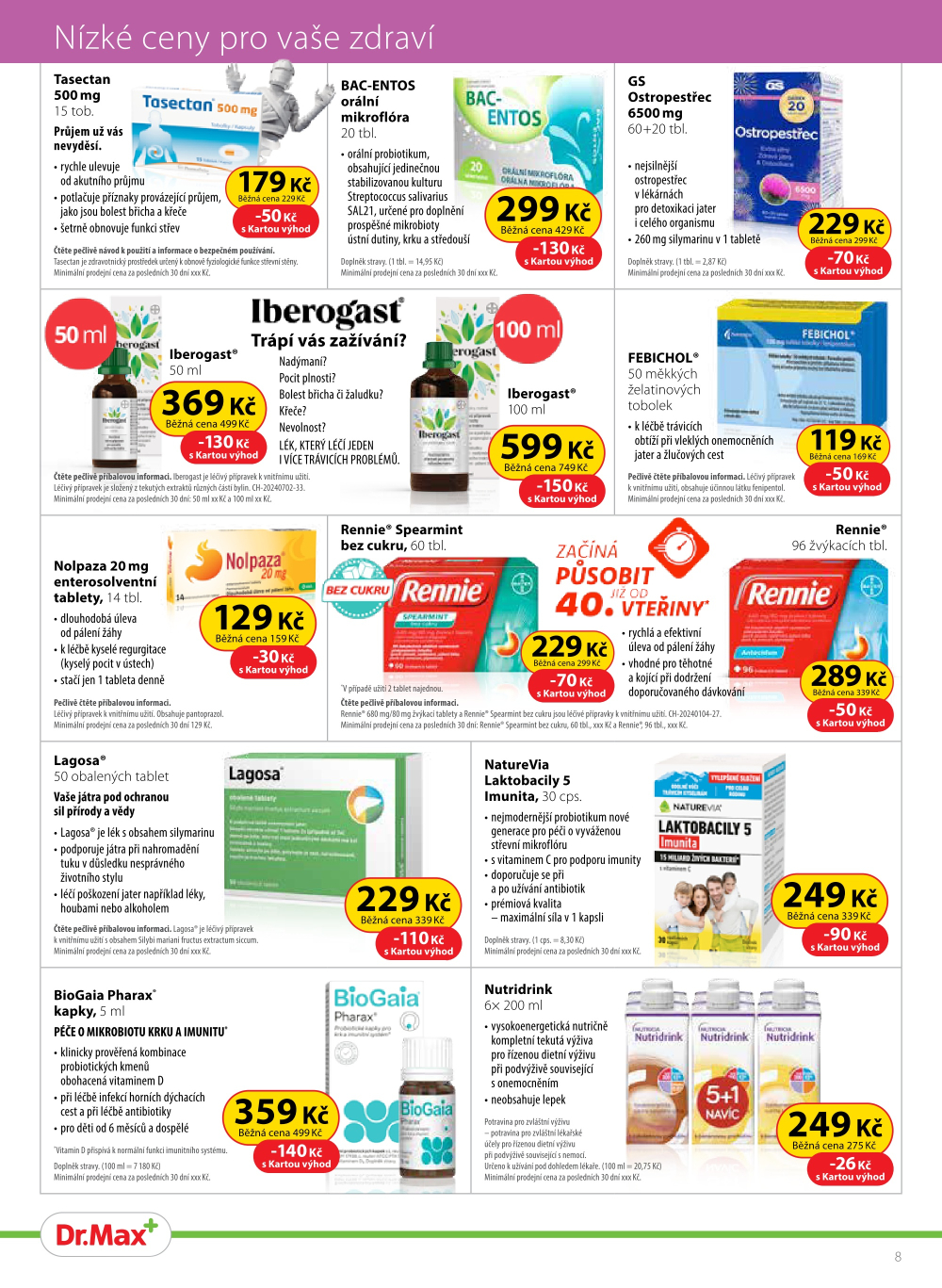 Leták Dr. Max leták - strana 8