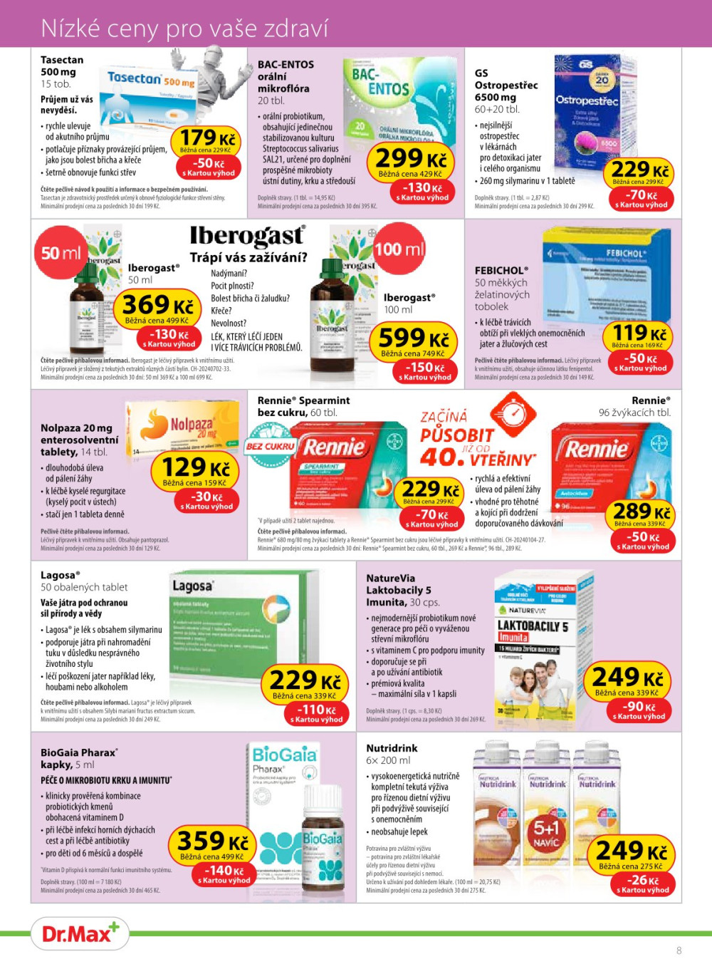 Leták Dr. Max leták - strana 8