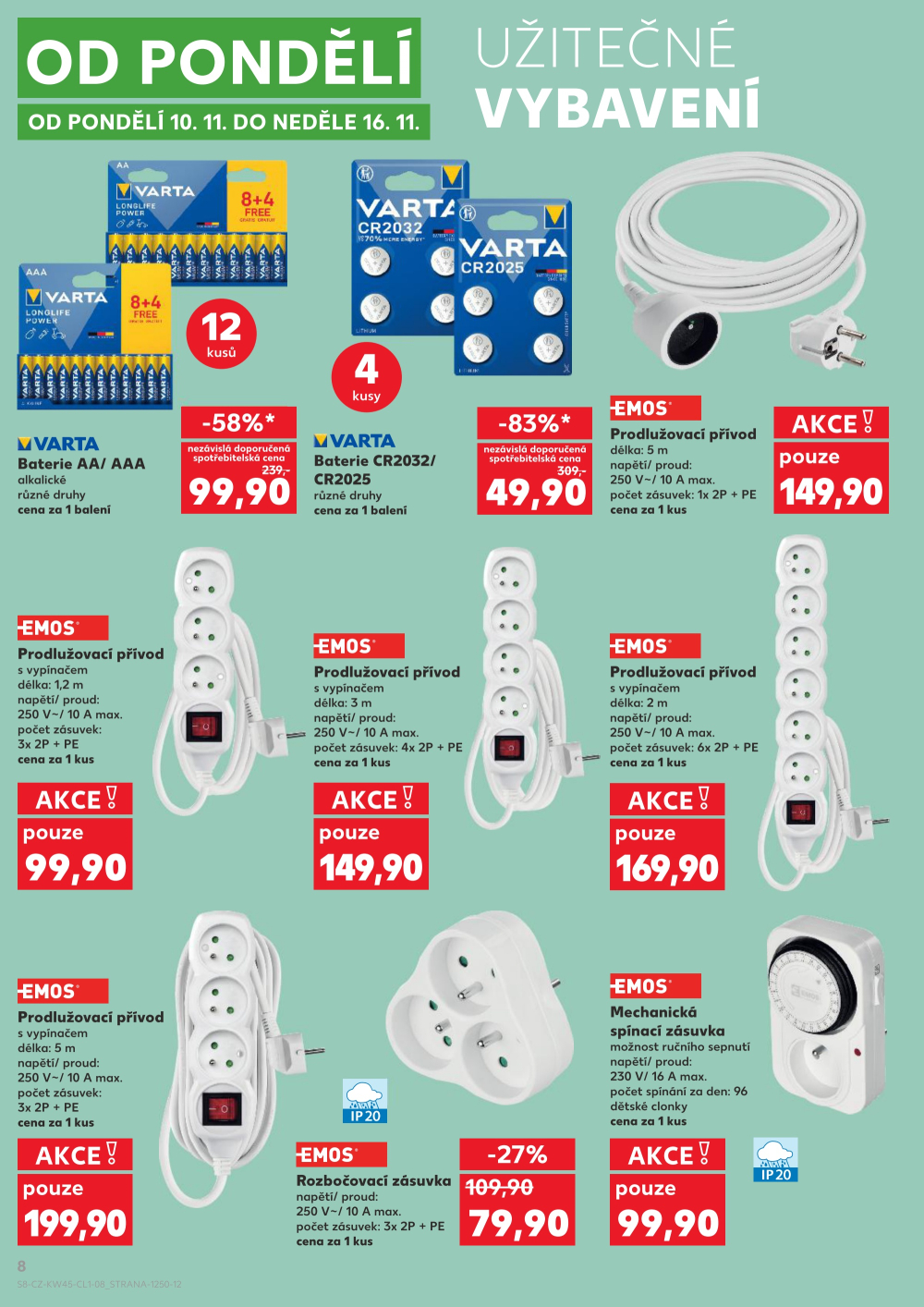 Leták Kaufland leták - Spotřební zboží - strana 8