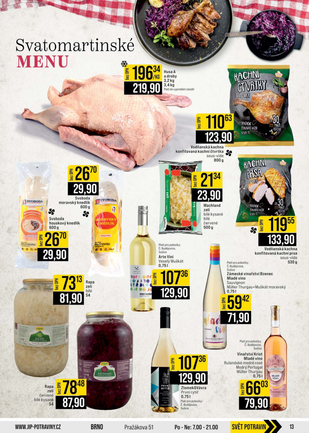 Leták JIP leták CC Cash & Carry - České Budějovice, Most, Náchod, Svoboda nad Úpou, Sušice - strana 13