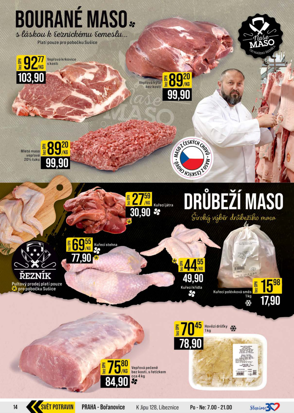 Leták JIP leták CC Cash & Carry - České Budějovice, Most, Náchod, Svoboda nad Úpou, Sušice - strana 14