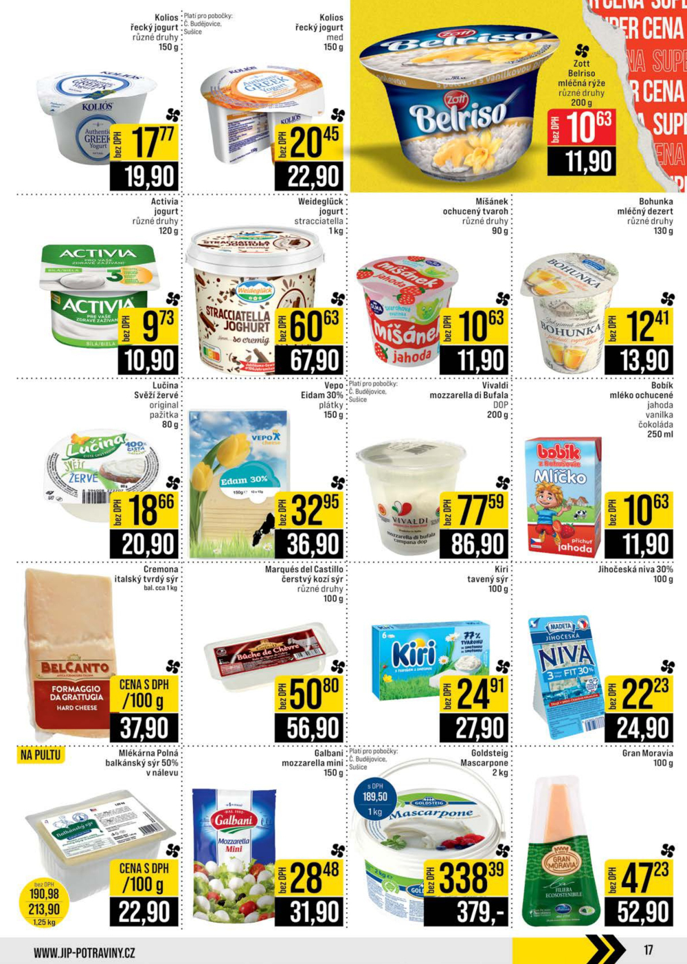 Leták JIP leták CC Cash & Carry - České Budějovice, Most, Náchod, Svoboda nad Úpou, Sušice - strana 17