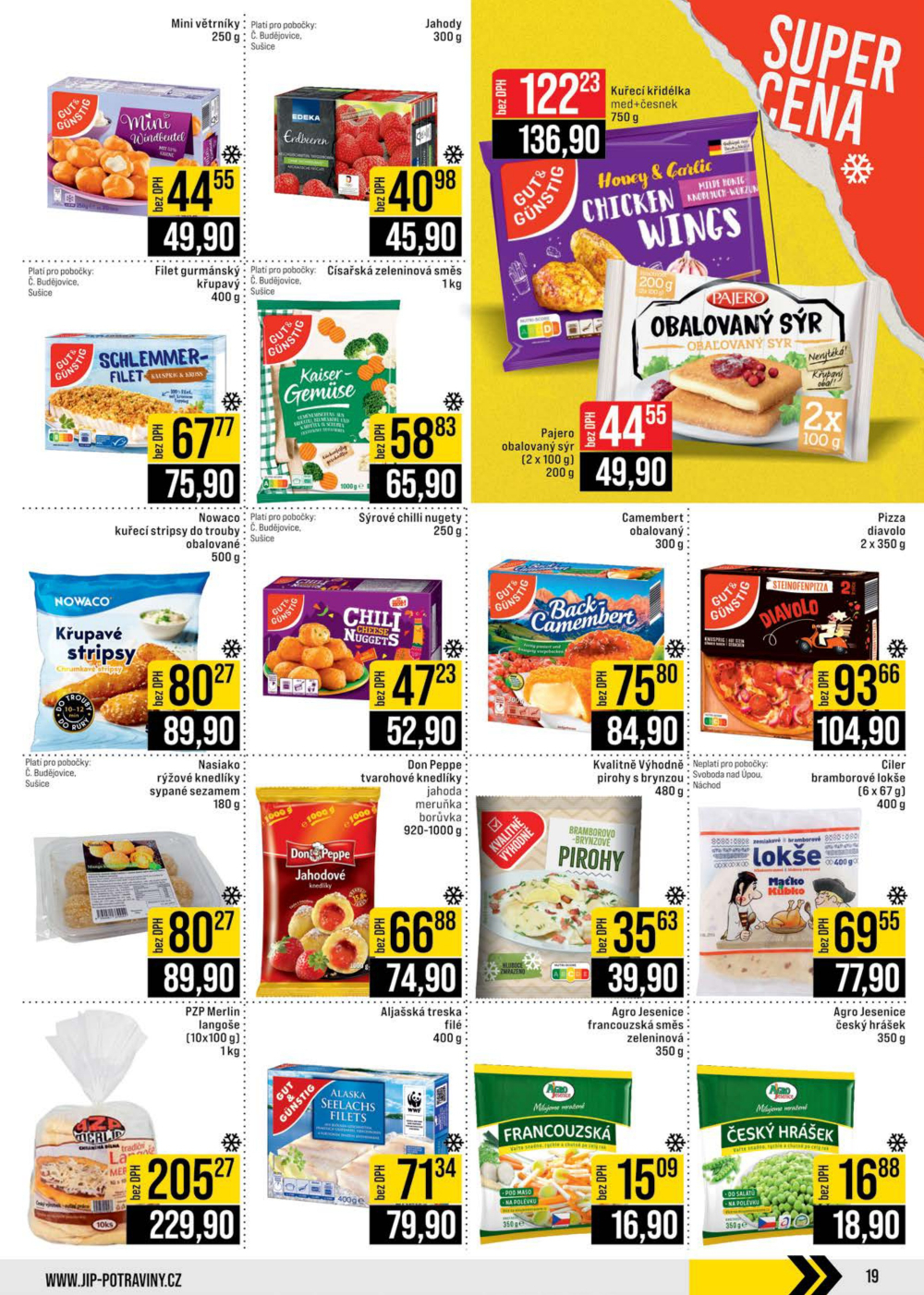 Leták JIP leták CC Cash & Carry - České Budějovice, Most, Náchod, Svoboda nad Úpou, Sušice - strana 19