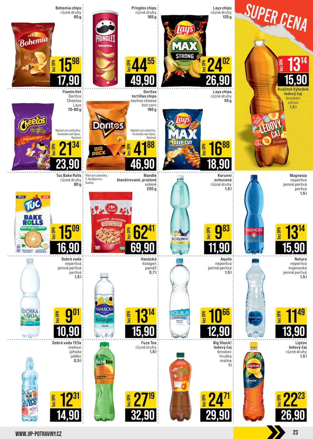 Leták JIP leták CC Cash & Carry - České Budějovice, Most, Náchod, Svoboda nad Úpou, Sušice - strana 23