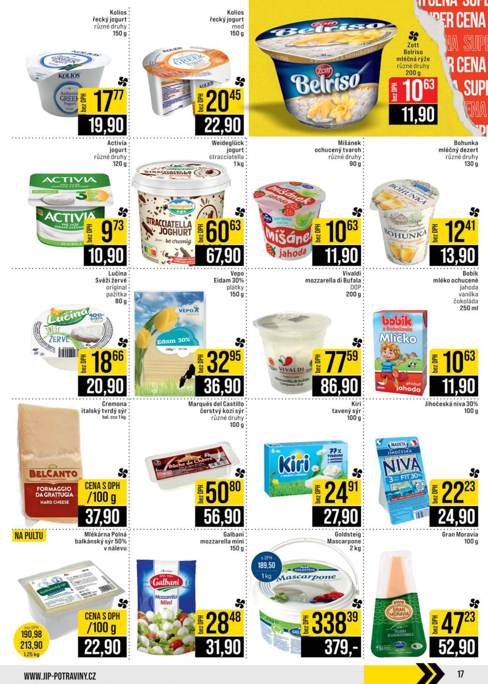 Leták JIP leták CC Cash & Carry - Brno, Ostrava, Praha, Polička, Olomouc, Karlovy Vary, Zlín, Jilemnice, Pardubice - strana 17