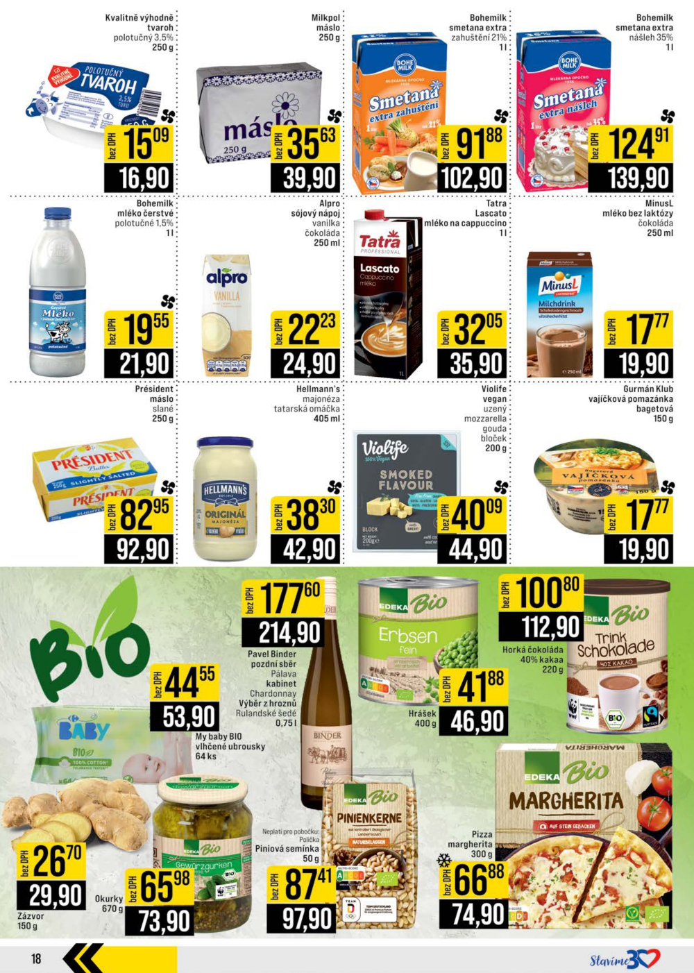 Leták JIP leták CC Cash & Carry - Brno, Ostrava, Praha, Polička, Olomouc, Karlovy Vary, Zlín, Jilemnice, Pardubice - strana 18