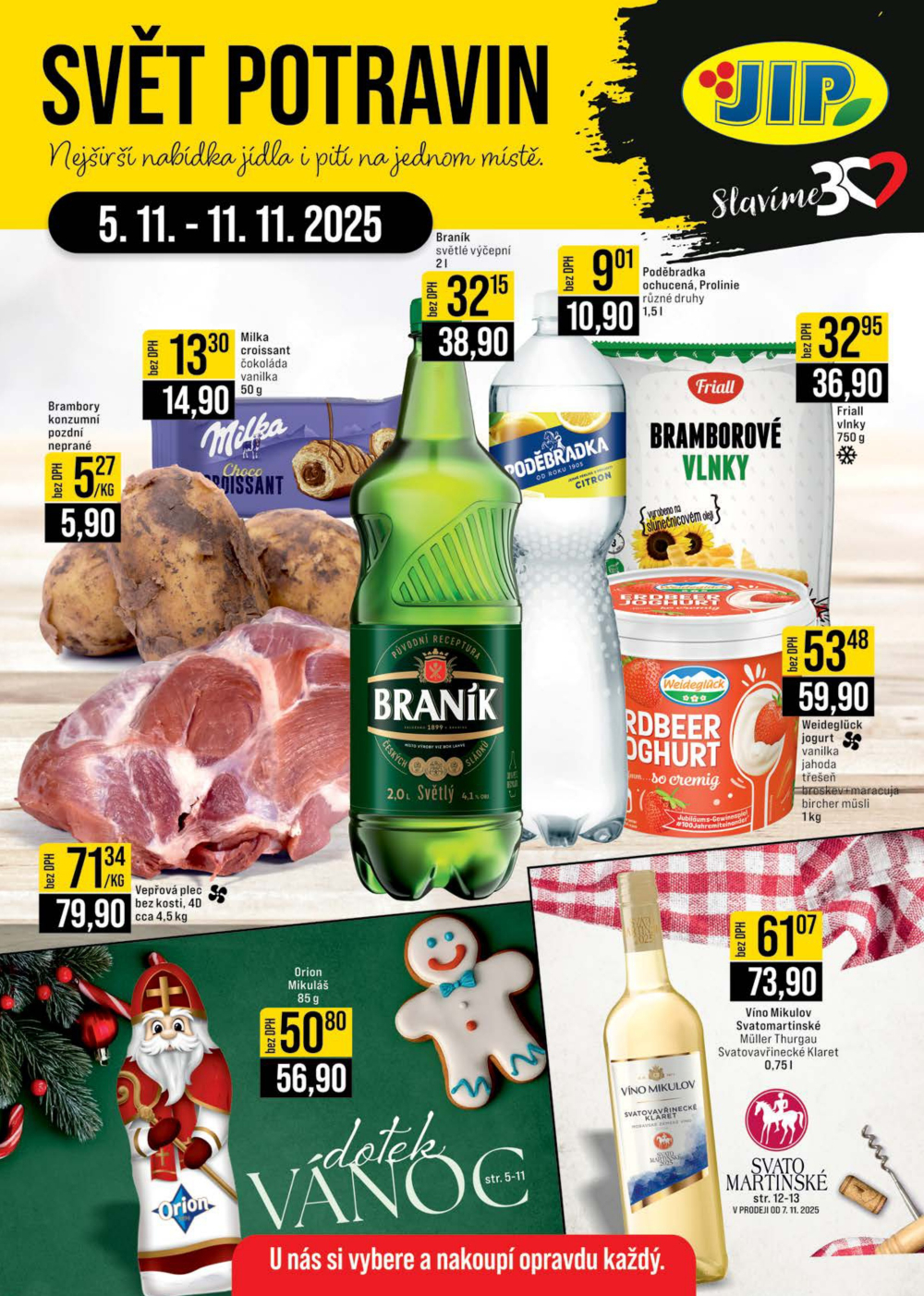 Leták JIP leták CC Cash & Carry - Brno, Ostrava, Praha, Polička, Olomouc, Karlovy Vary, Zlín, Jilemnice, Pardubice - strana 1