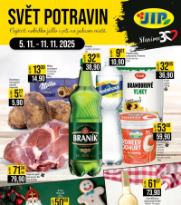 Akční leták JIP  CC Cash & Carry - Brno, Ostrava, Praha, Polička, Olomouc, Karlovy Vary, Zlín, Jilemnice, Pardubice