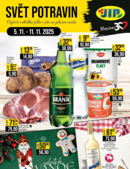 JIP leták CC Cash & Carry - Brno, Ostrava, Praha, Polička, Olomouc, Karlovy Vary, Zlín, Jilemnice, Pardubice