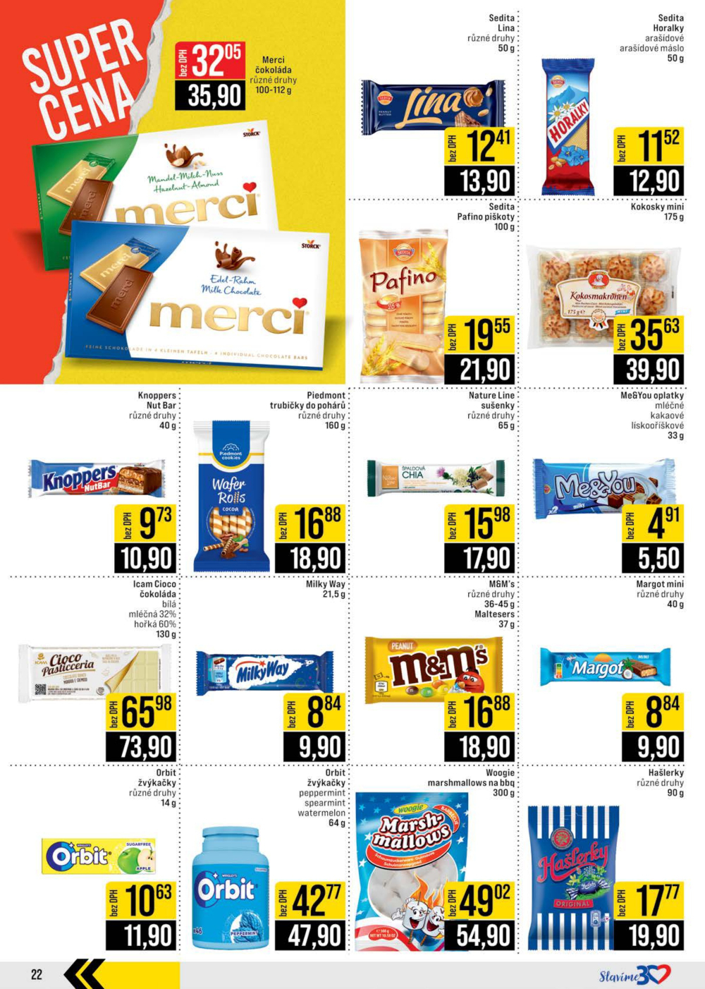 Leták JIP leták CC Cash & Carry - Brno, Ostrava, Praha, Polička, Olomouc, Karlovy Vary, Zlín, Jilemnice, Pardubice - strana 22