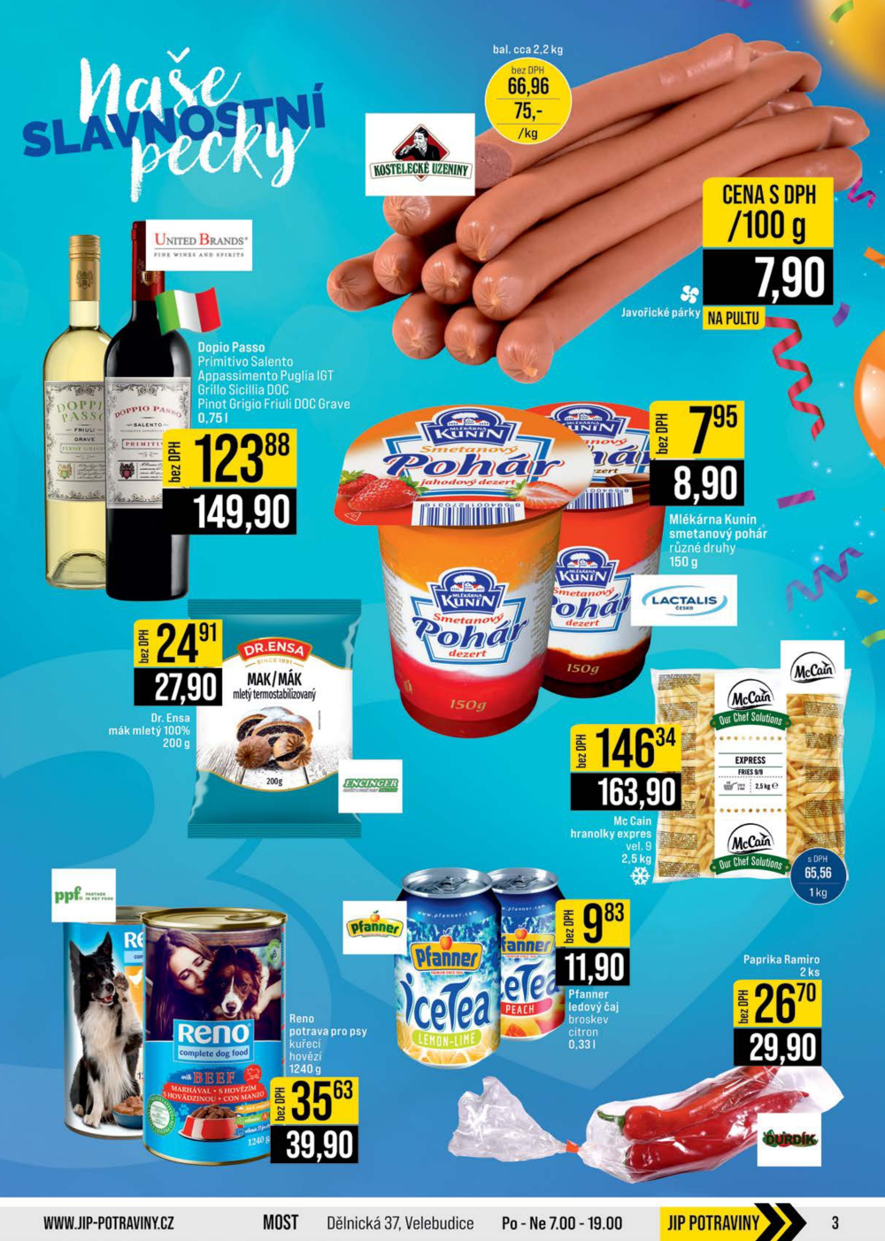 Leták JIP leták CC Cash & Carry - Brno, Ostrava, Praha, Polička, Olomouc, Karlovy Vary, Zlín, Jilemnice, Pardubice - strana 3