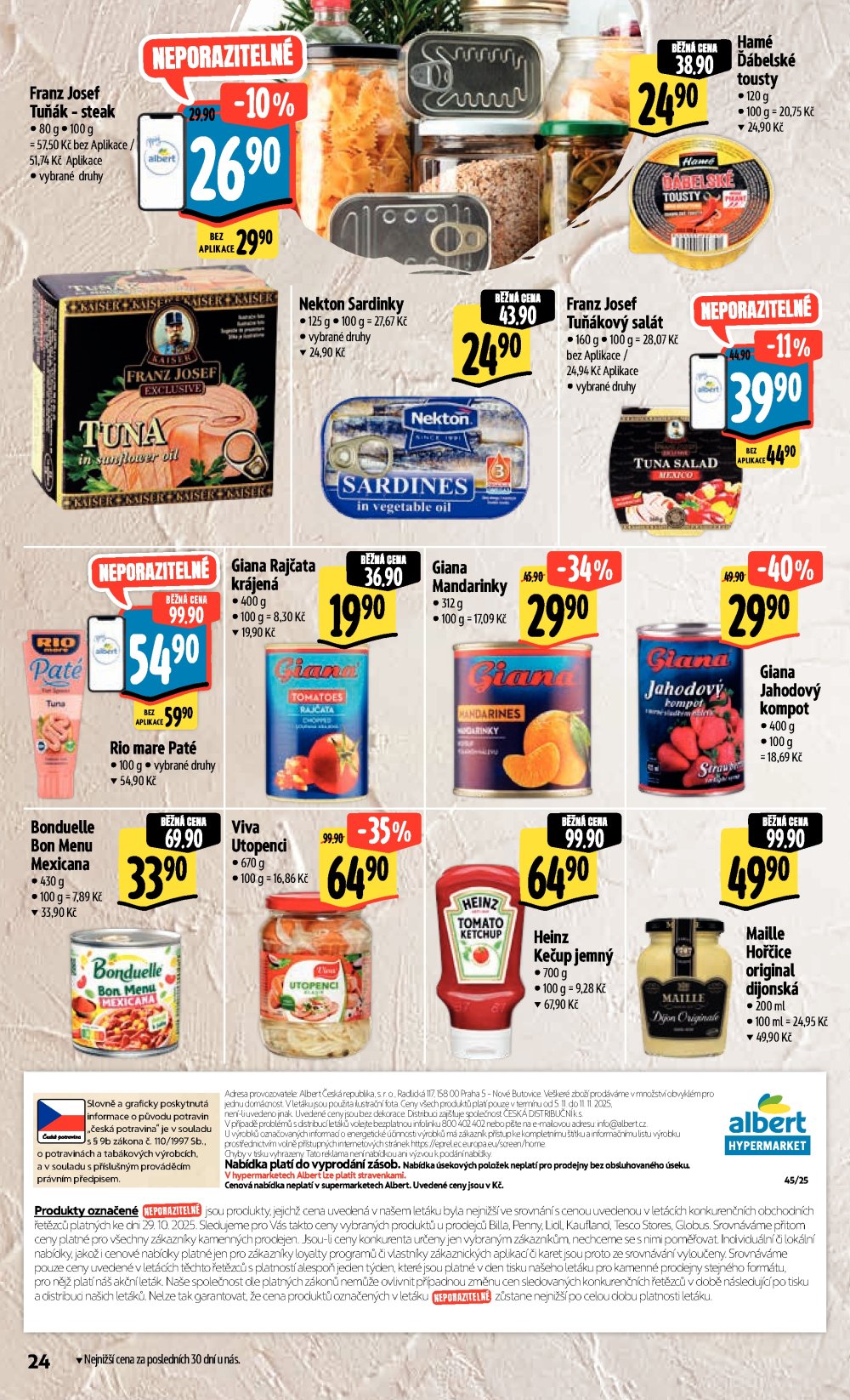 Leták Albert Hypermarket leták - strana 33